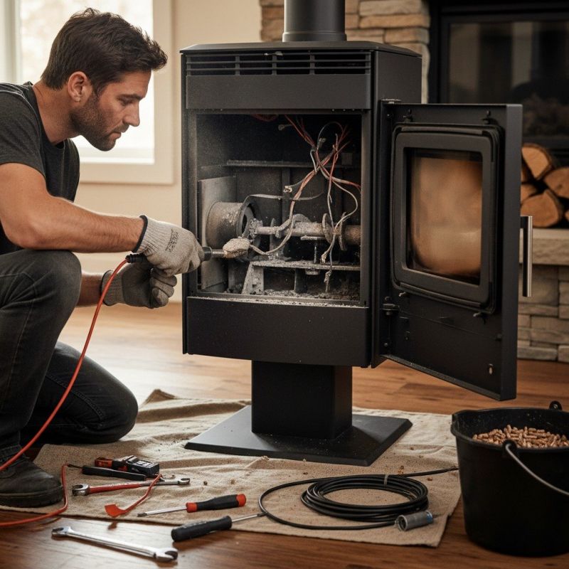 Local Pellet Stove Repair pros at work